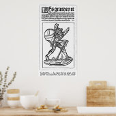 De Goede Giant uit 'Gargantua' van Francois Poster (Keuken)