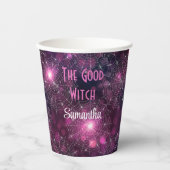 De Goede Heks Mousserende Spider Webs 8oz Papieren Bekers (Voorkant)