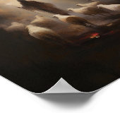 De Goede Herder - Digitale Schets Jezus Poster (Hoek)