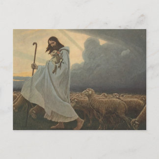De Goede Herder door Gebhard Fugel Briefkaart