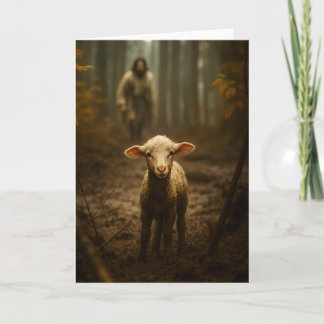De Goede Herder en het Verloren Lam – Jezus & Lam Kaart