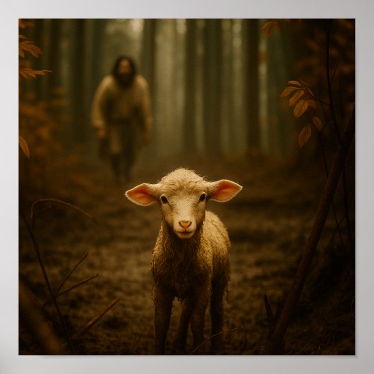 De Goede Herder en het Verloren Schaap Poster (Voorkant)