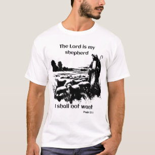 De goede herder waakt over zijn kudde. t-shirt