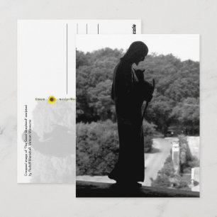 De Goede Herder (zwart-wit) - ansichtkaart Briefkaart