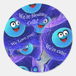 De goede jongens SuperCellular Ronde Sticker