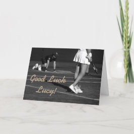 De goede kaart van het geluk customisible tennis