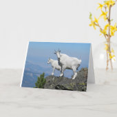 De goede Kaart van het Geluk met de Geit van de (Gele Bloem)