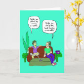 De goede Kaart van het Geluk voor Marathoner - de (Gele Bloem)