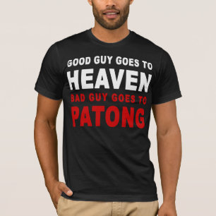 DE GOEDE KEREL GAAT NAAR HEMEL DE SLECHTE KEREL T-SHIRT