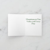 De goede Klaver van het Geluk Kaart (Binnen)