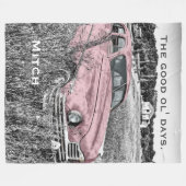 De Goede Ol Dagen 1 - PLUSH Groot Fleece Deken (Voorkant (Horizontaal))