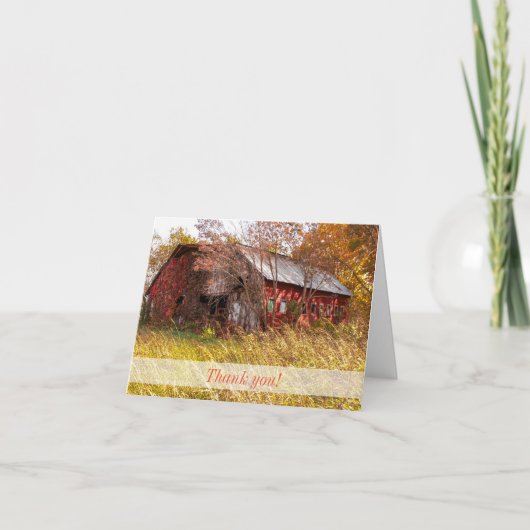 De goede oude boerendagen bedankt je kaart (Voorkant)