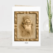 De goede oude dagen feestdagen kaart (Achterkant)