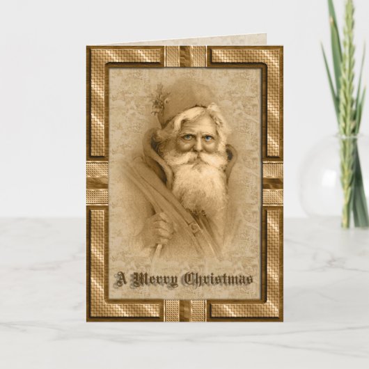 De goede oude dagen feestdagen kaart (Voorkant)