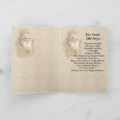 De goede oude dagen feestdagen kaart (Binnen)