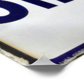 De Goede Oude Dagen van Zetmeel, Enamel Sign. Poster (Hoek)