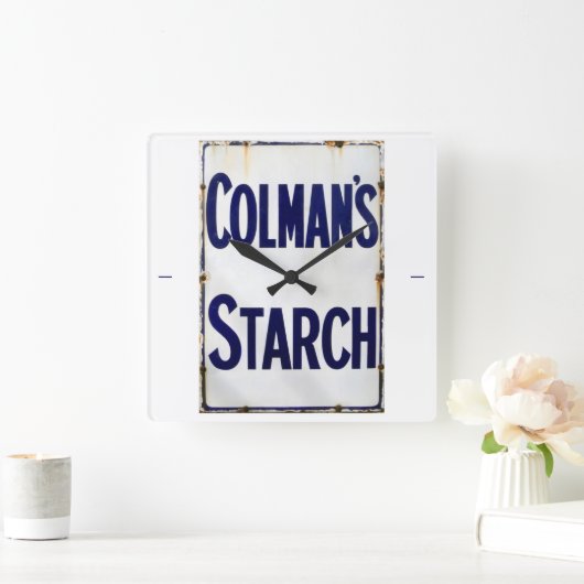 De goede oude dagen van zetmeel. vierkante klok (Huis)