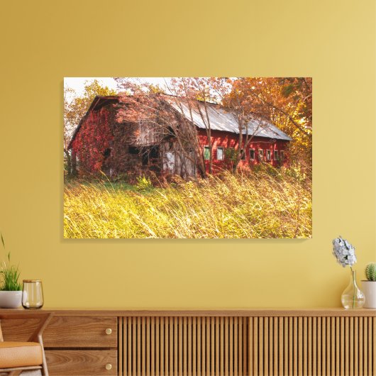 De goede oude landbouwdagen canvas afdruk (Insitu (Woonkamer))