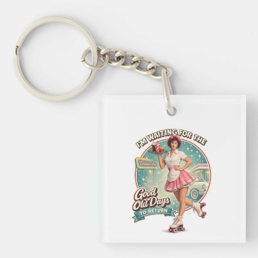 De goede oude tijd sleutelhanger (voorkant)