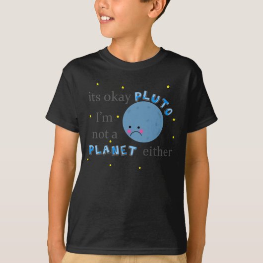 de goede pluto in het zwart t-shirt (Voorkant)