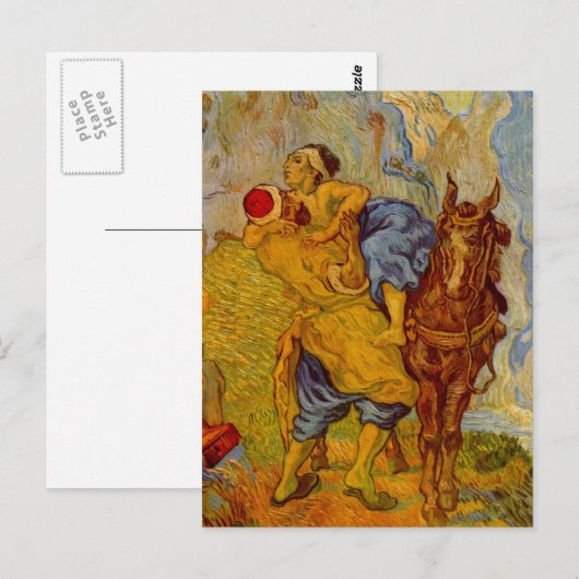 De Goede Samaritaan Briefkaart (Voorkant / Achterkant)