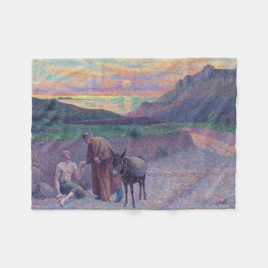 De Goede Samaritaan Fleece Deken (Voorkant (Horizontaal))