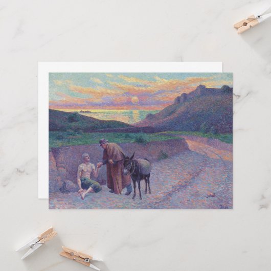 De Goede Samaritaan Kaart (Voorkant / Achterkant in situ)