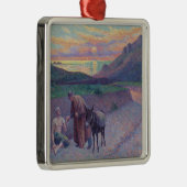 De Goede Samaritaan Metalen Ornament (Rechts)