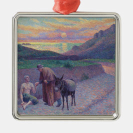 De Goede Samaritaan Metalen Ornament