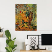 De Goede Samaritaan na Delacroix door Van Gogh Poster (Thuiskantoor)