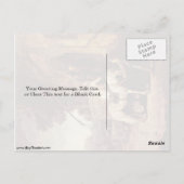 De goede Samaritaan van Rembrandt van Rijn Briefkaart (Achterkant)