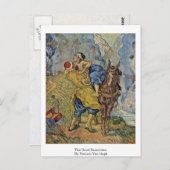 De goede Samaritaan van Vincent Van Gogh Briefkaart (Voorkant / Achterkant)