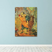 De goede Samaritaan van Vincent van Gogh Canvas Afdruk (Insitu (Houten vloer))
