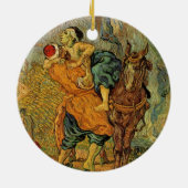 De goede Samaritaan van Vincent van Gogh Keramisch Ornament (Achterkant)