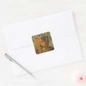 De goede Samaritaan van Vincent van Gogh Vierkante Sticker (Envelop)