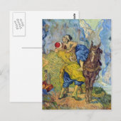De goede Samaritaan van Vincent Willem van Gogh Briefkaart (Voorkant / Achterkant)