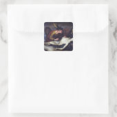 De Goede Samaritaan Vierkante Sticker (Tas)