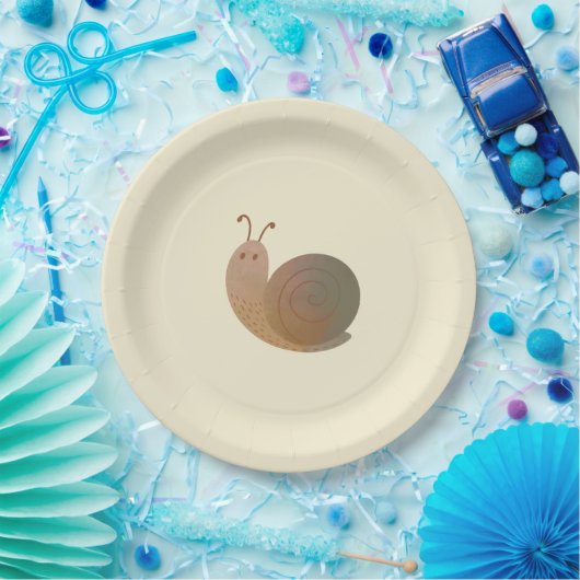 De goede slak papieren bordje (Feest)