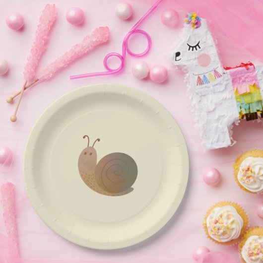 De goede slak papieren bordje (Feest)