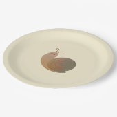 De goede slak papieren bordje (Gekanteld)