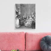 De goede vooromen canvas afdruk (Insitu (Woonkamer))