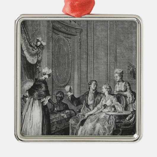 De goede vooromen metalen ornament (Voorkant)