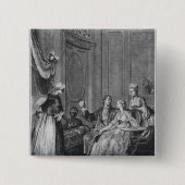 De goede vooromen vierkante button 5,1 cm (Voorkant)