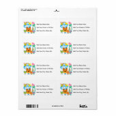 De Goede Vrienden van dieren Etiket (Full Sheet)