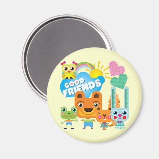 De Goede Vrienden van dieren Magneet (Voorkant / Achterkant)