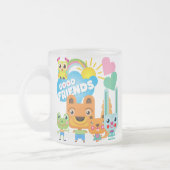 De Goede Vrienden van dieren Matglas Koffiemok (Links)