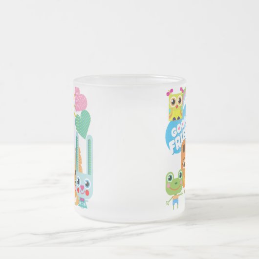 De Goede Vrienden van dieren Matglas Koffiemok (Center)