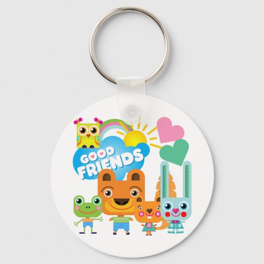 De Goede Vrienden van dieren Sleutelhanger (Voorkant)