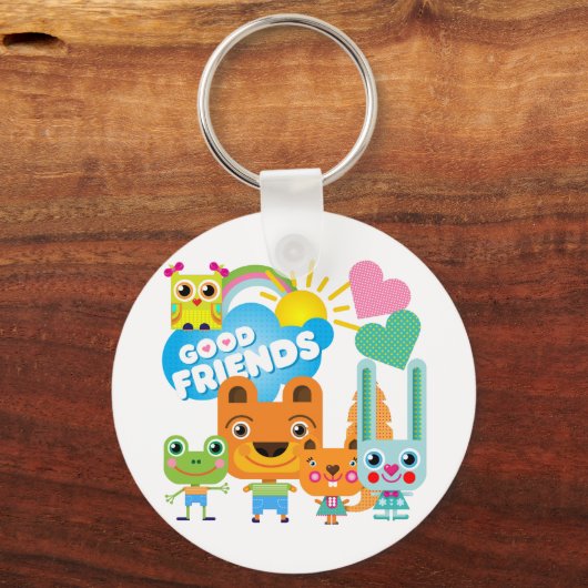 De Goede Vrienden van dieren Sleutelhanger (Voorkant)