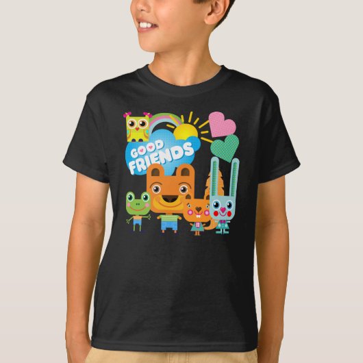 De Goede Vrienden van dieren T-shirt (Voorkant)